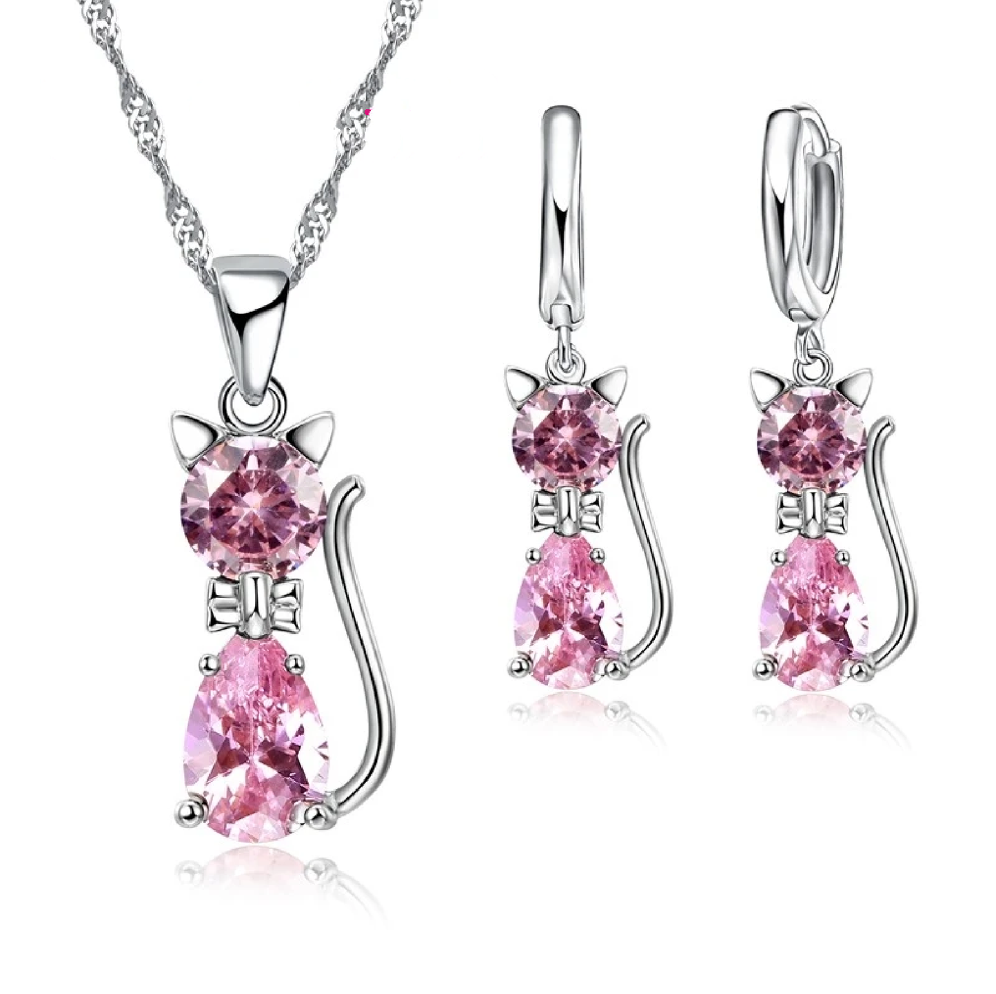 Ava 01 - Real 925 Sterling Silver Jewelry Sets