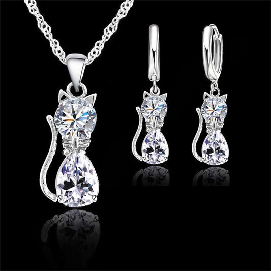Ava 01 - Real 925 Sterling Silver Jewelry Sets