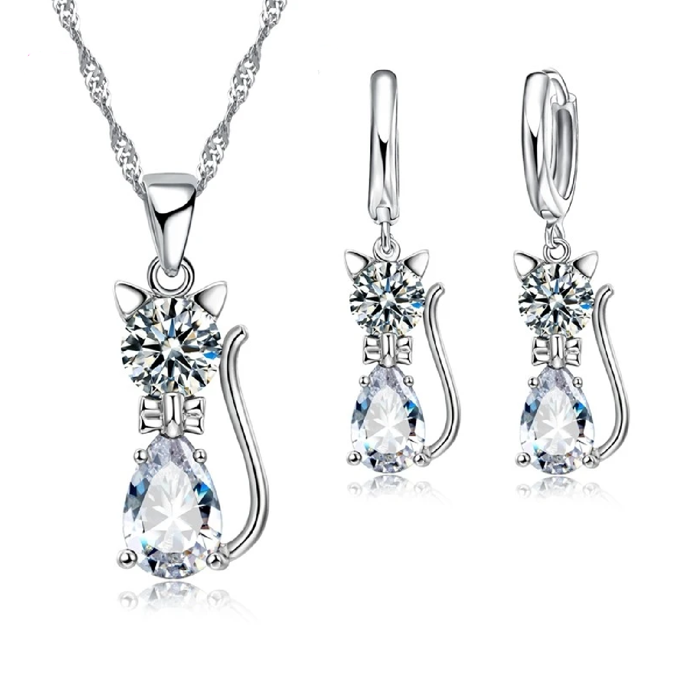 Ava 01 - Real 925 Sterling Silver Jewelry Sets