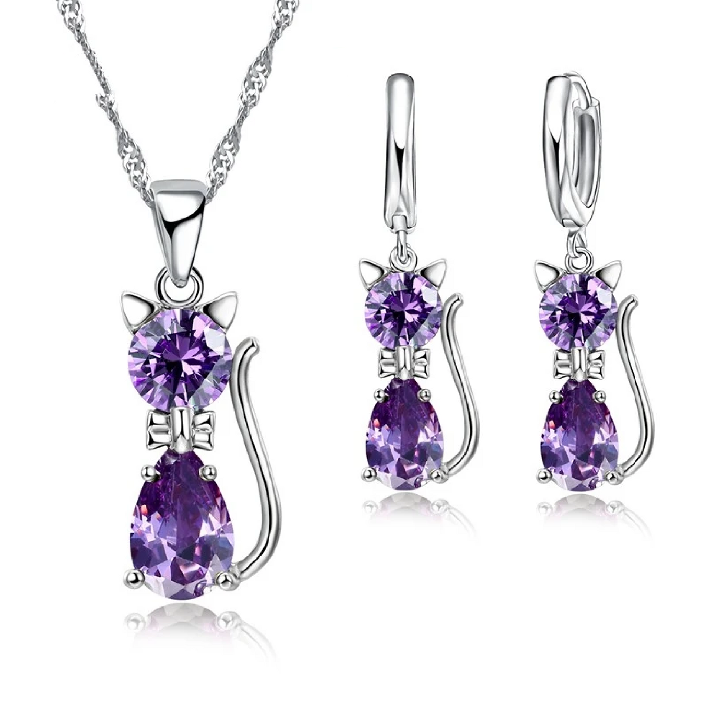 Ava 01 - Real 925 Sterling Silver Jewelry Sets