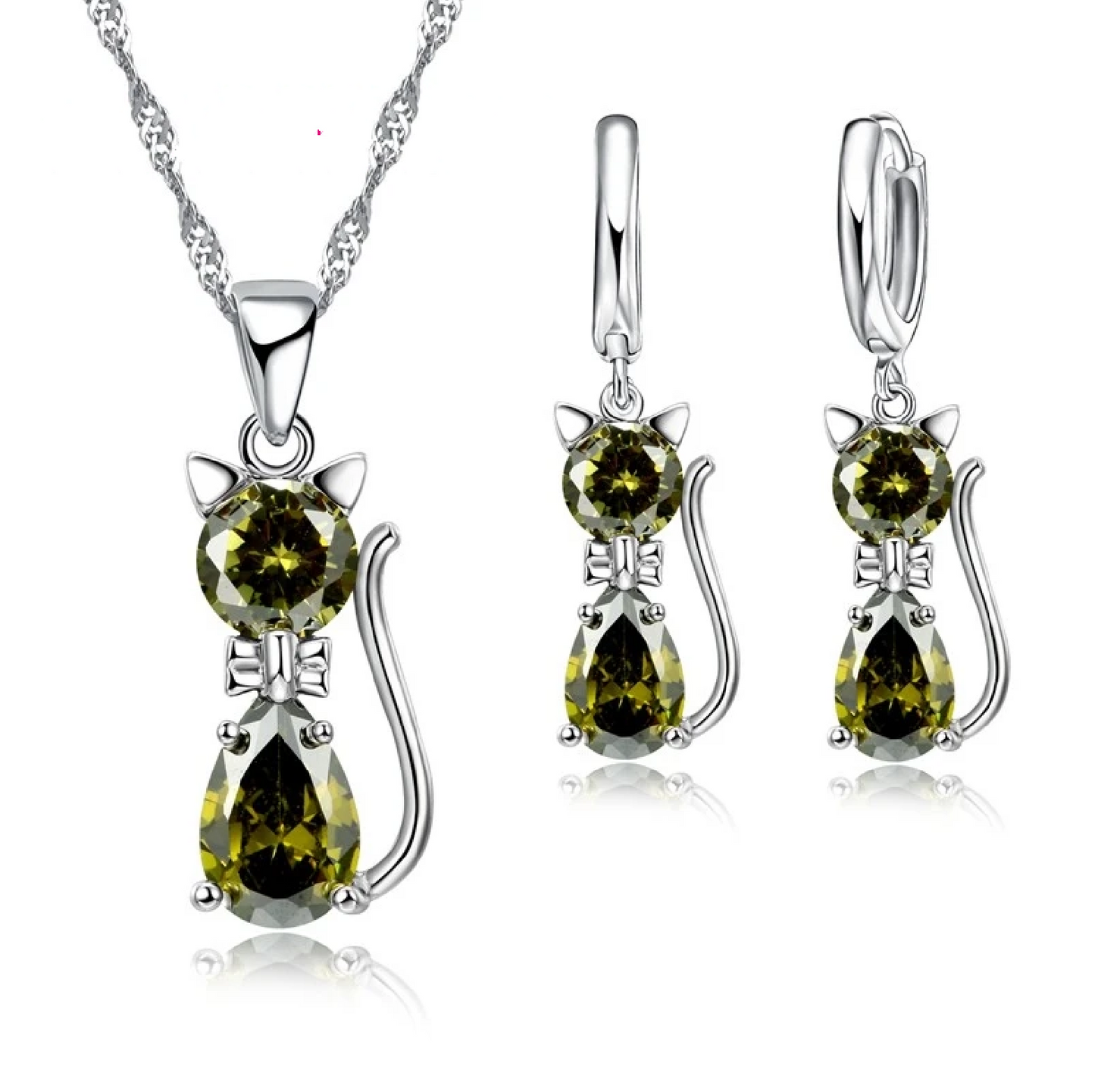 Ava 01 - Real 925 Sterling Silver Jewelry Sets