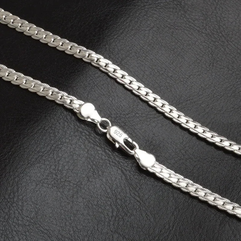 Nicky 04 - 925 Sterling Silver 6MM Necklace